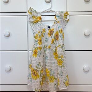 Old Navy Toddler Sunflower Ruffle Dress